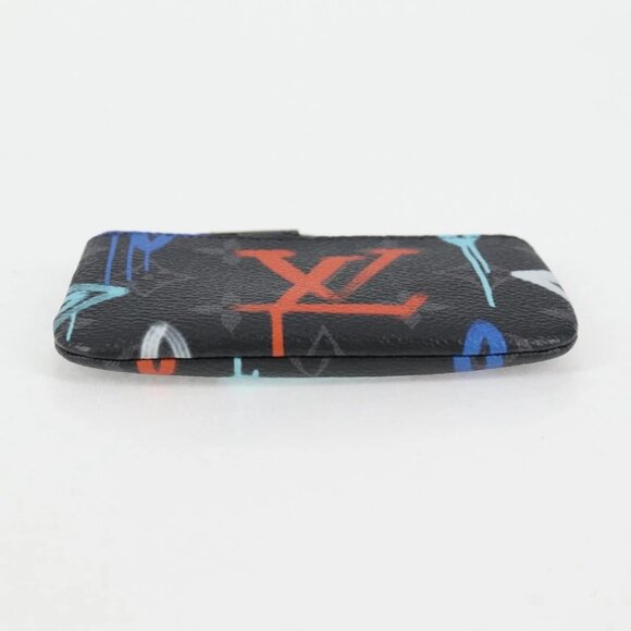 LOUIS VUITTON Eclipse Multicolor Pochette Cles Coin Purse M81795 Auth 131843M - Picture 6 of 16